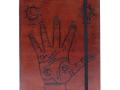 Odinė užrašinė – Medium Notebook with strap - Palmistry