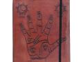 Odinė užrašinė – Medium Notebook with strap - Palmistry